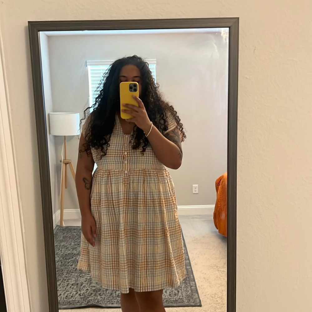 NWT Madewell Gingham Summer Dress